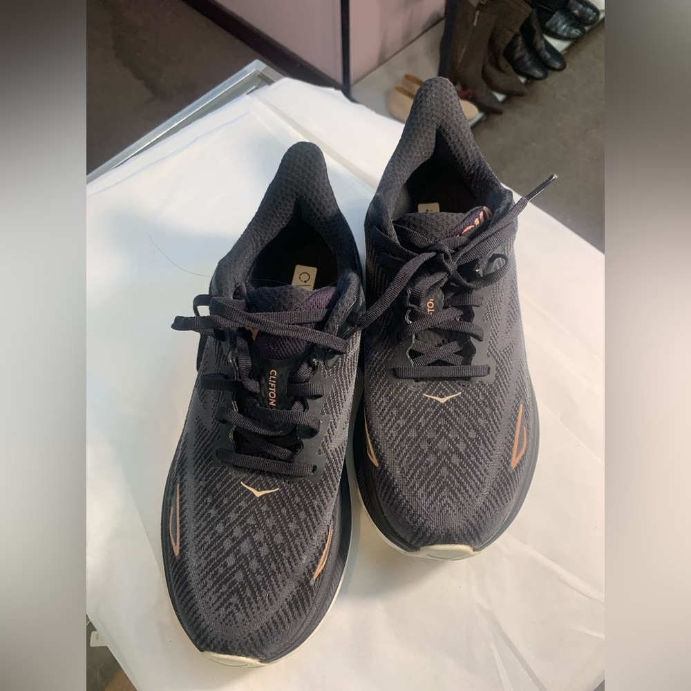 Hoka Black and Gray Men's Shoes